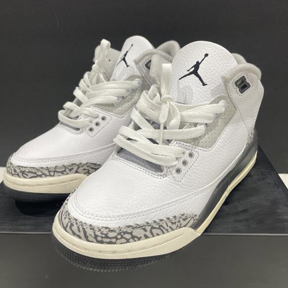 Jordan 3 Retro Hide N' Sneak Size 6.5Y /8W Black Elephant DX6665-100 - Picture 4 of 16